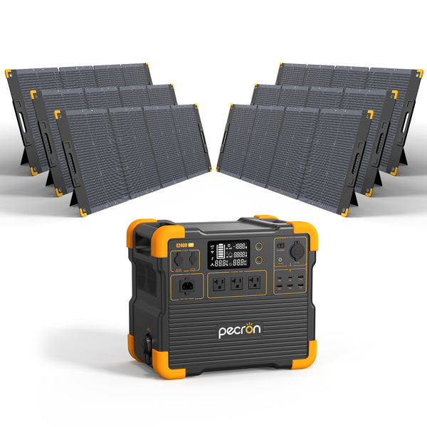 PECRON E2400LFP Portable Power Station 2400W 2048Wh